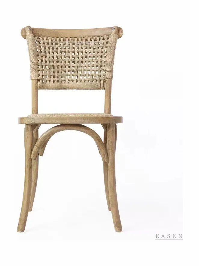 Bentwood-Leg Rattan Chair — Café Chair