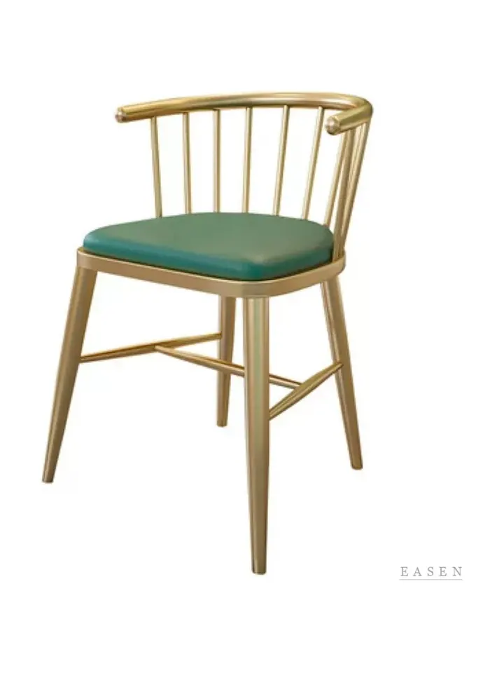Gold-Tube Spindle Armchair — Café Chair
