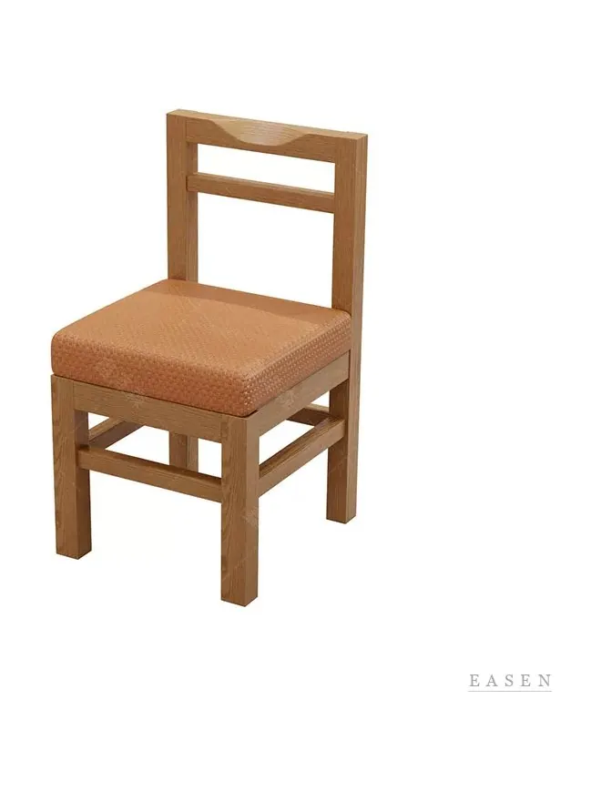 Double-Rail Low Wood Chair — Restaurant Chair