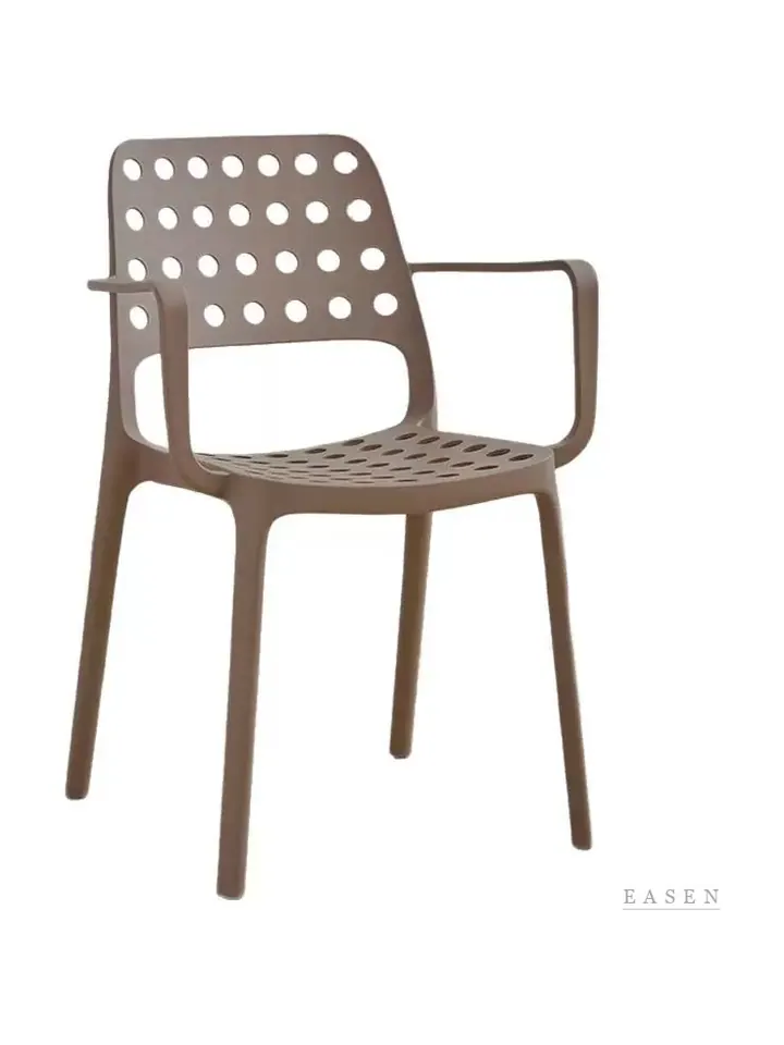 Perforated Square-Back Armchair — Outdoor Chair