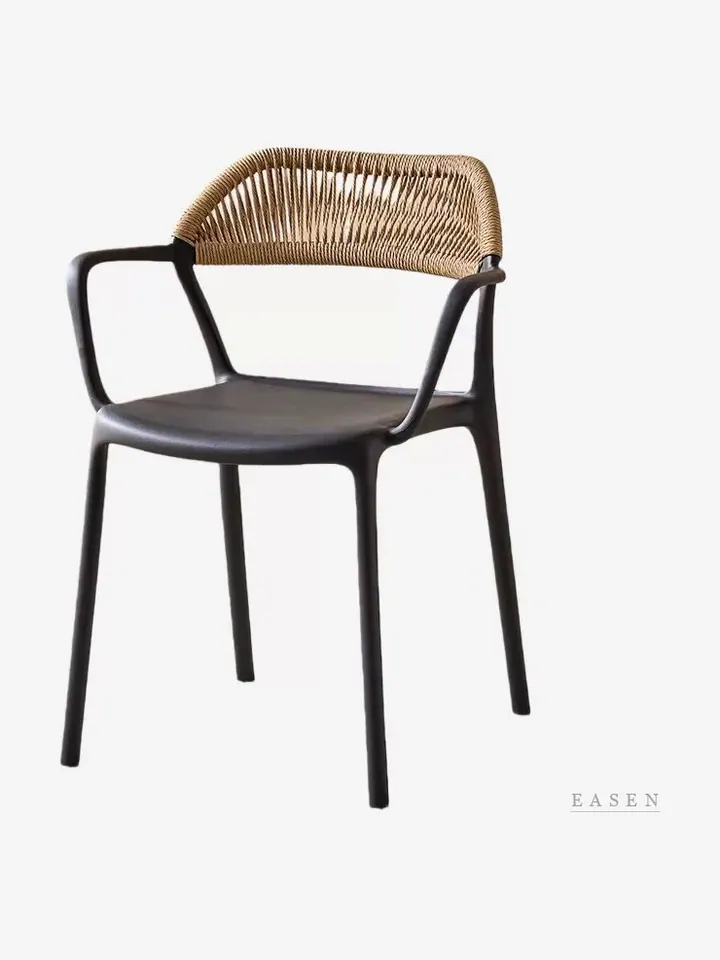 Rope-Back Open-Arm Chair — Outdoor Chair