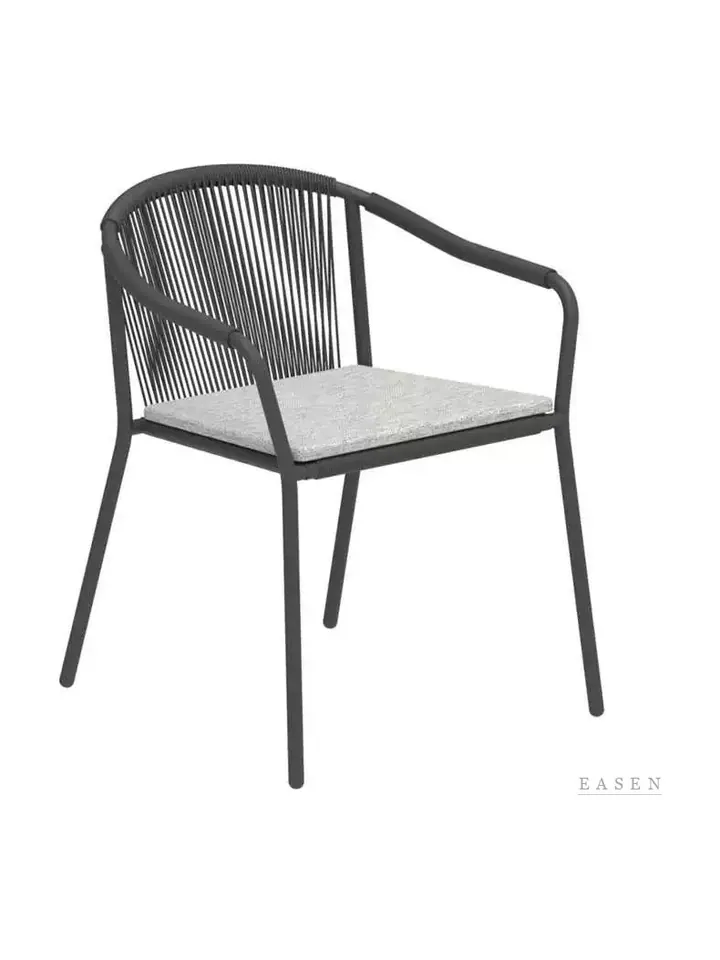 Rope-Back Open-Arm Chair — 3