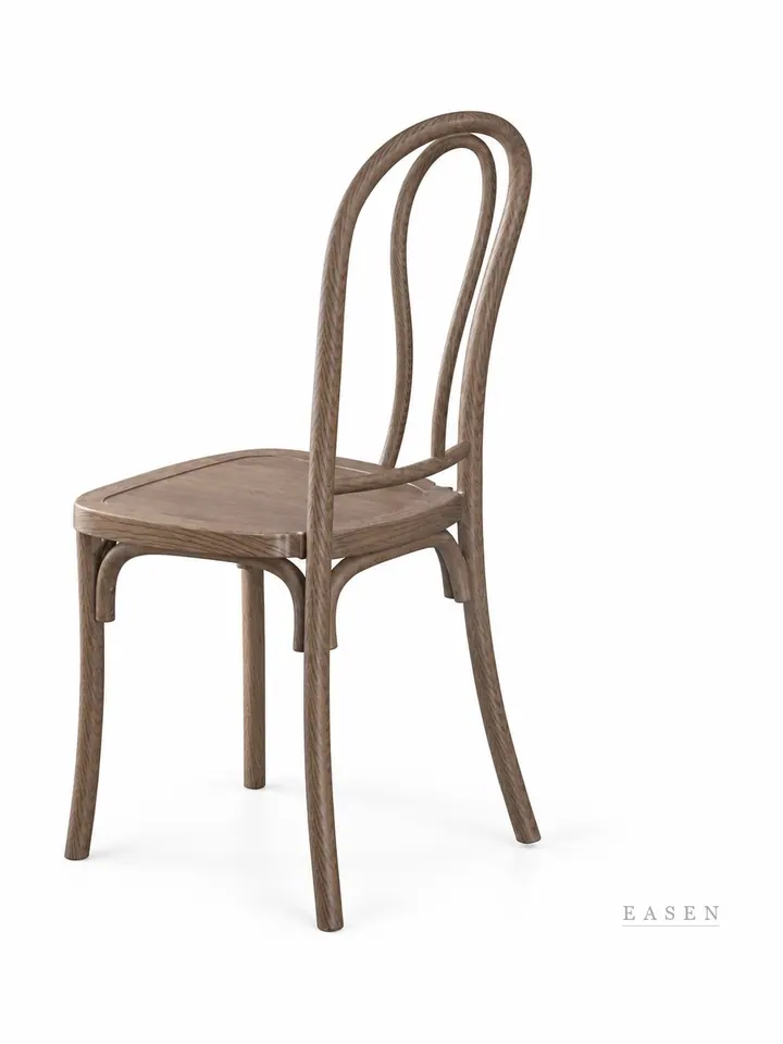 Loop-Back Wood-Seat Chair — Café Chair