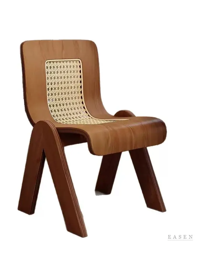 Bent-Shell Cane Insert Chair — Café Chair