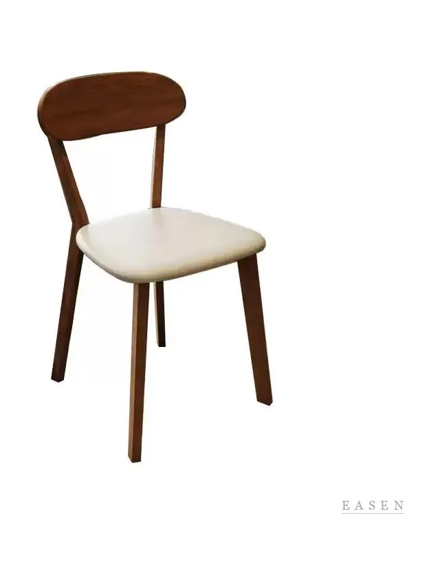Oval-Back Slanted-Leg Chair — Café Chair