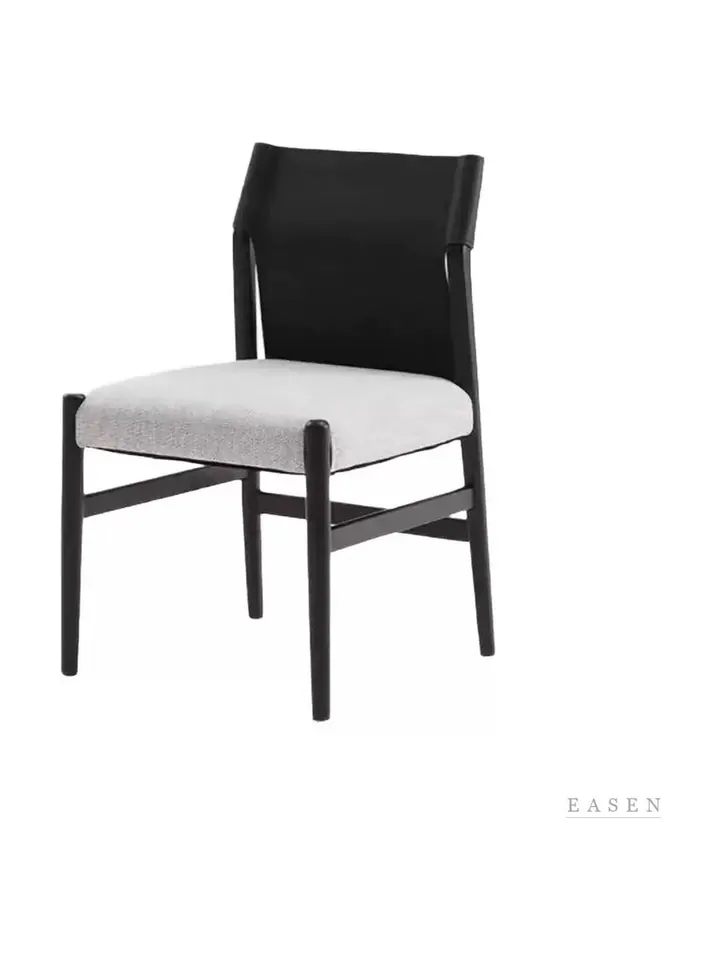 Wrapped-Back Black Chair — Restaurant Chair