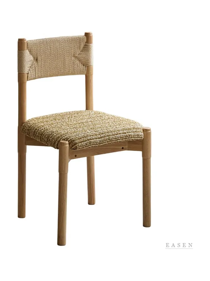 Wrapped-Post Rush Chair — Café Chair