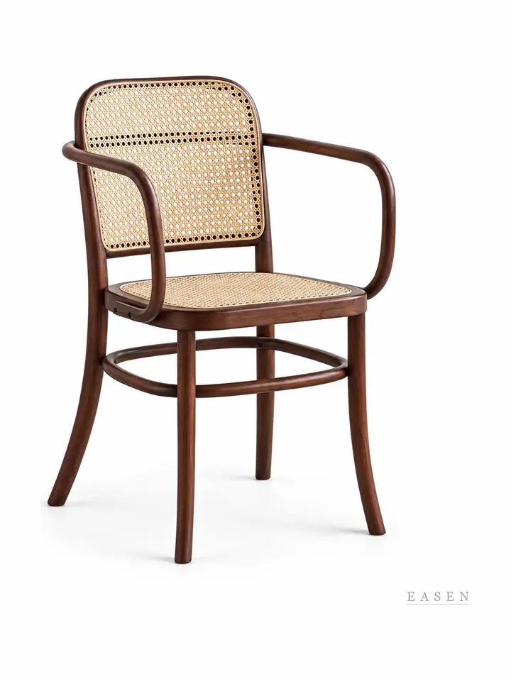 Ring-Base Bentwood Cane Armchair — Café Chair