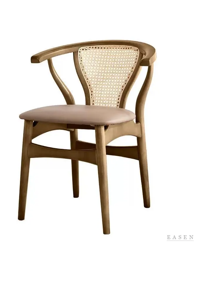 Inverted-Trapezoid Cane Chair — Café Chair