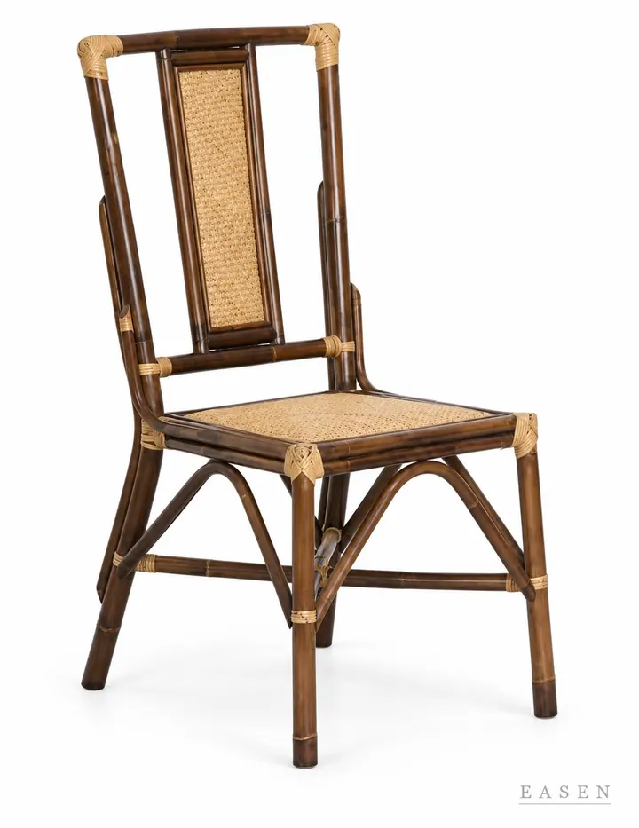 Tall-Frame Narrow Cane Chair — Café Chair