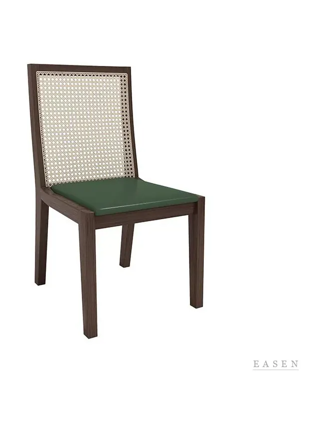 Single-Panel Tall Cane Chair — Café Chair