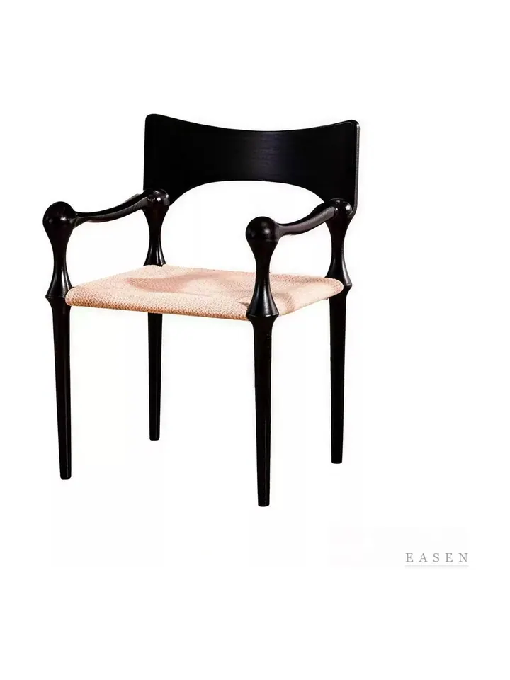 Organic-Arm Sculptural Armchair — Restaurant Chair
