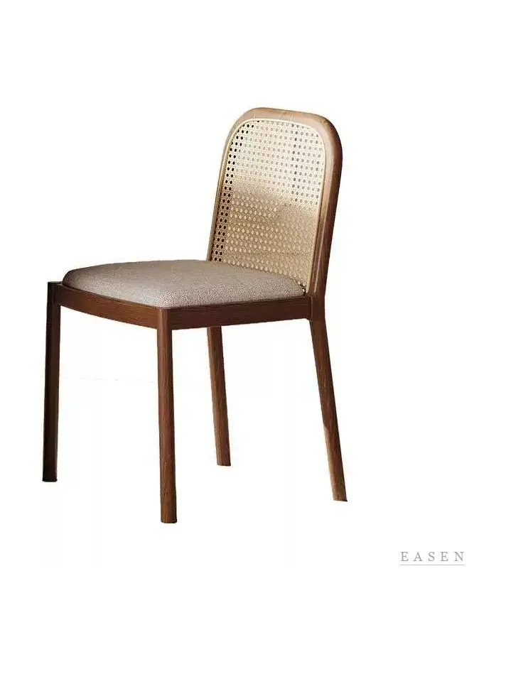 Arched Cane Upholstered Chair — Café Chair
