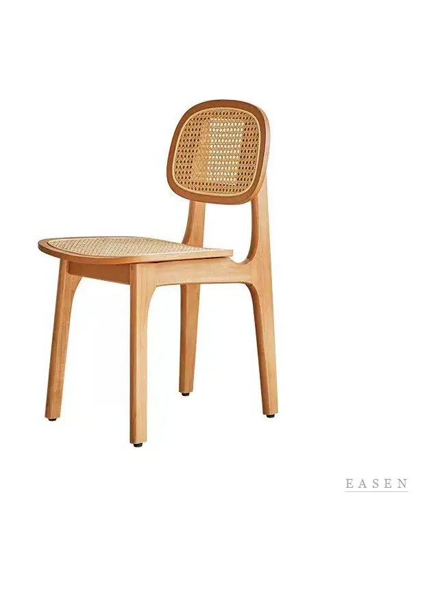 Round-Cane Wood-Seat Chair — Café Chair