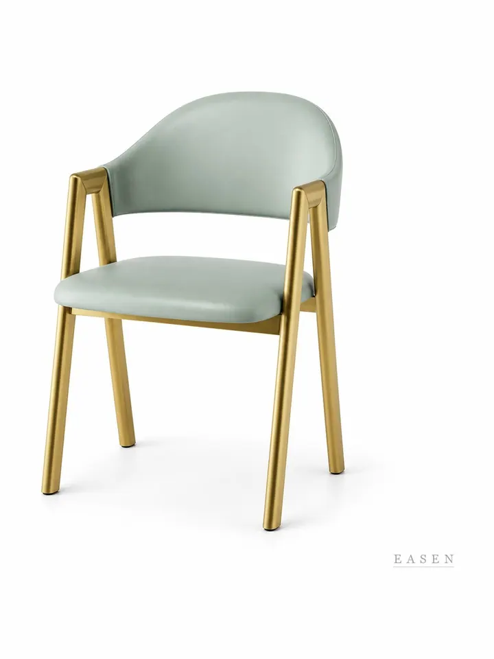 Sage Brass A-Frame Chair — Café Chair