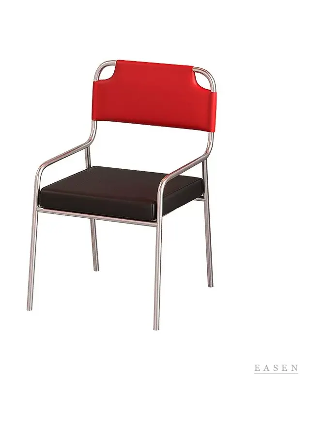 Red-Back Handle-Hole Chair — Restaurant Chair