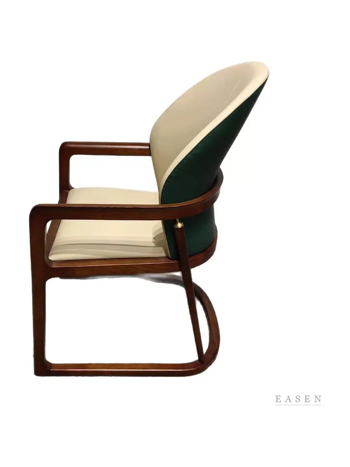Two-Tone Loop-Base Armchair — Restaurant Chair