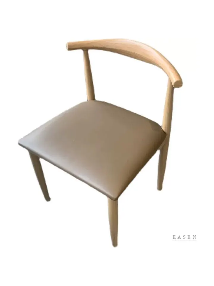 Bow-Back Tan-Seat Chair — Café Chair
