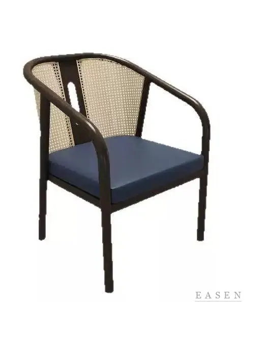 Slotted Cane-Wrap Armchair — Restaurant Chair