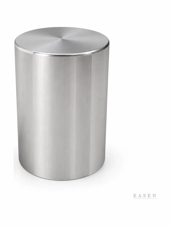 Closed Stainless Cylinder Stool — Restaurant Chair