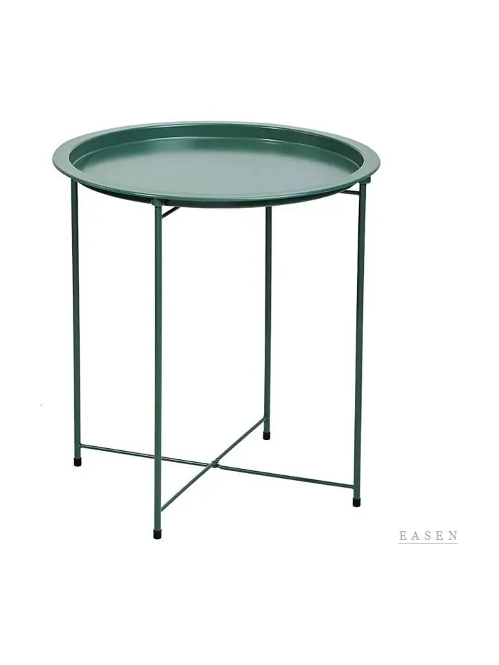 Folding-Leg Tray Side Table — Café Table