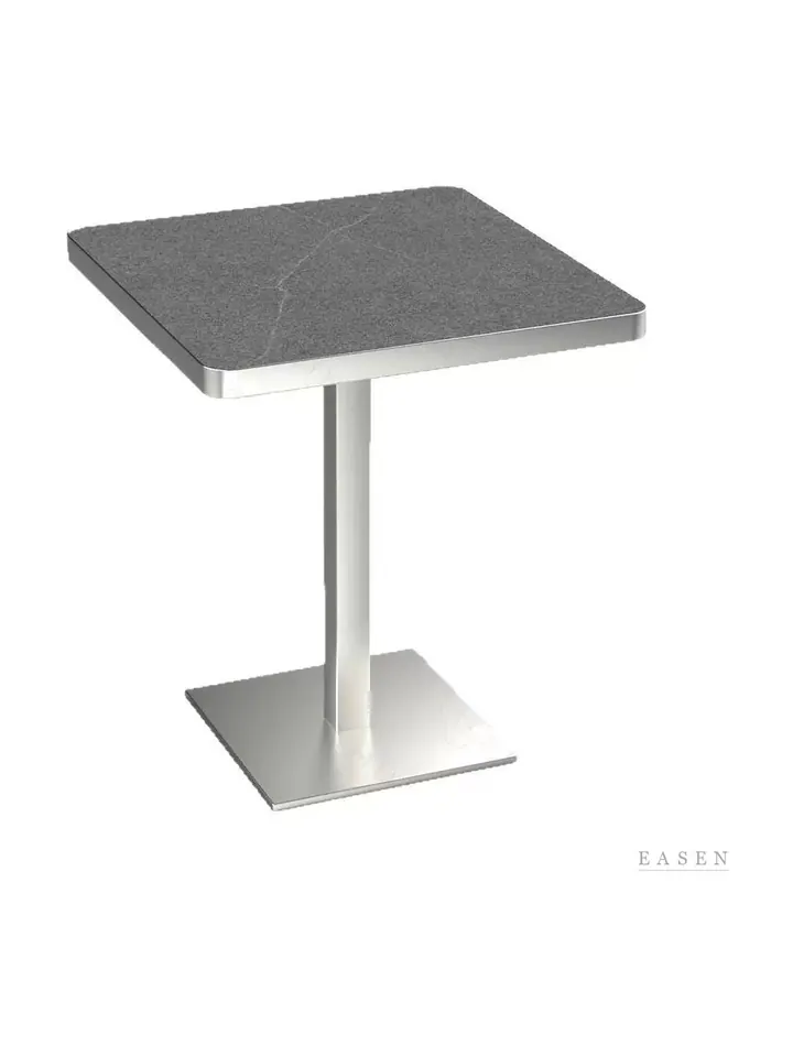 Single-Column Square Cafe Table — Café Table