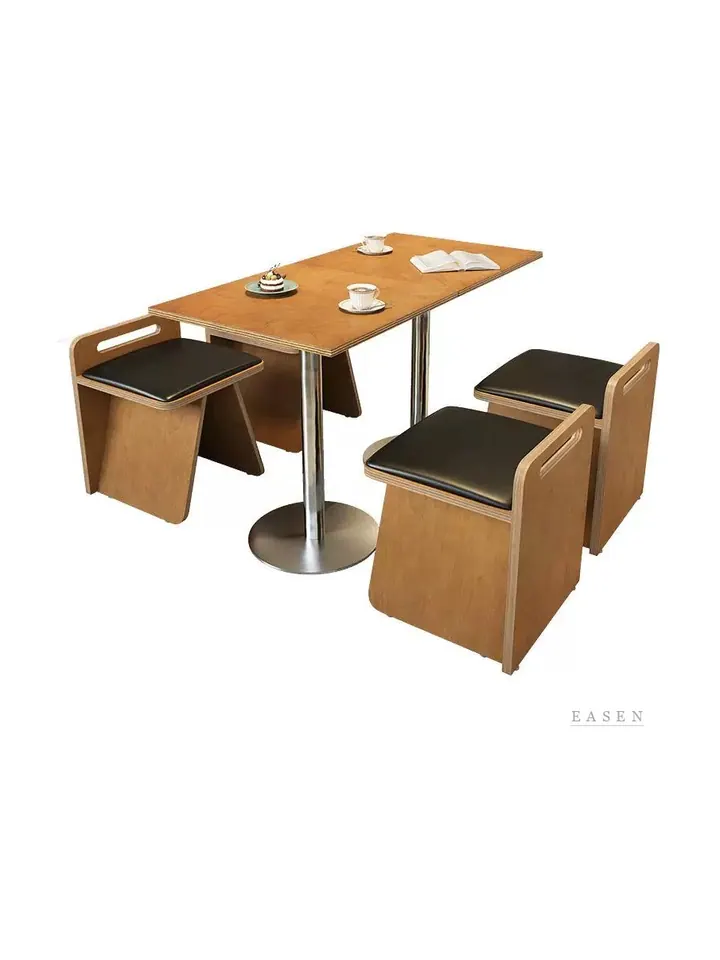 Box-Seat Bentwood Dining Set — Restaurant Table