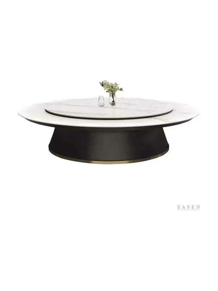 Double-Tier Marble Banquet Table — Restaurant Table