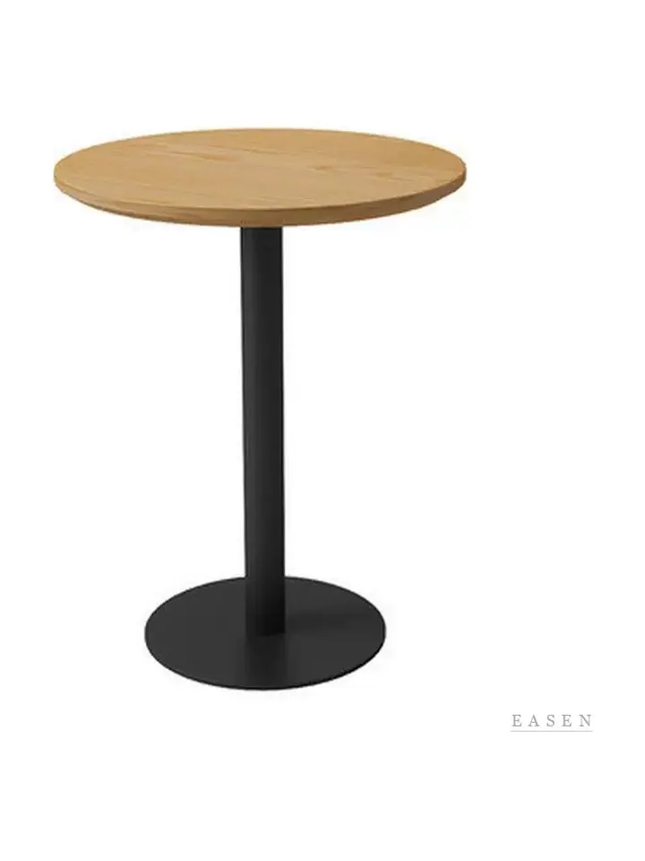 Disc-Base Oak Cafe Table — Café Table