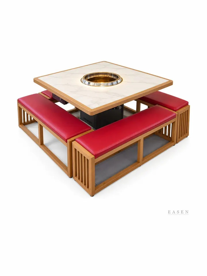 Railing Hotpot Set — Restaurant Table