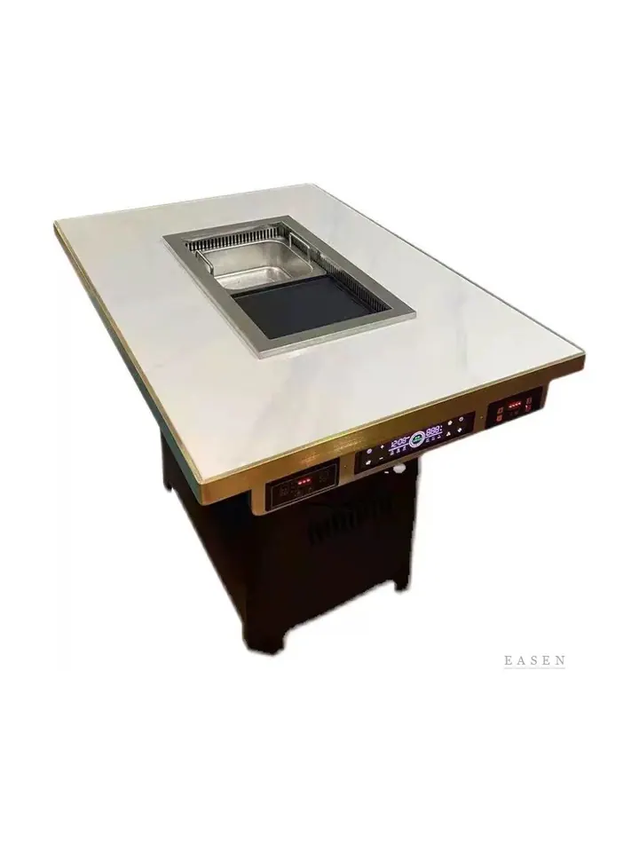 Dual-Zone Grill Table — Restaurant Table