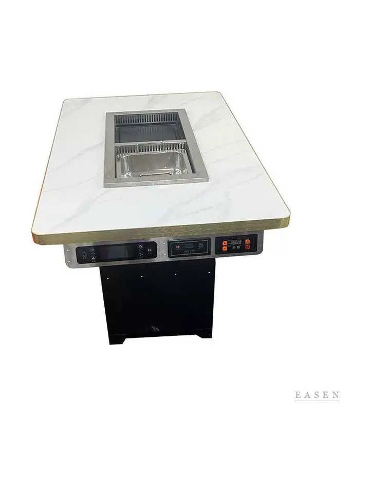Dual-Zone Grill Table — 3