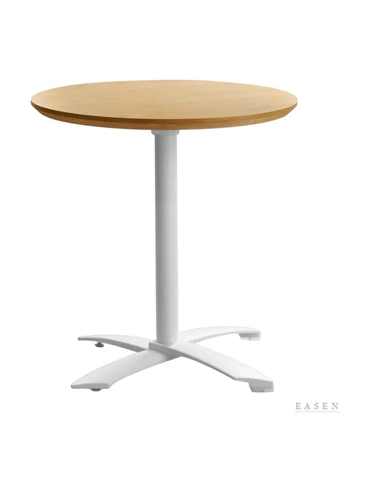 Four-Claw Oak Round Table — Café Table
