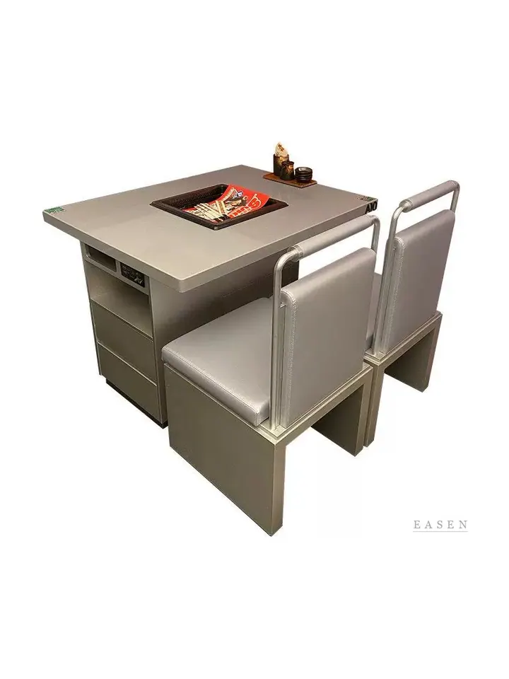 Tiered-Cabinet BBQ Table — 3