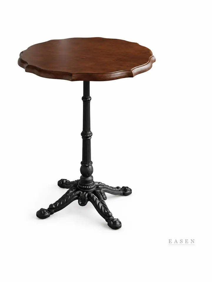 Scalloped Cast-Iron Cafe Table — Café Table