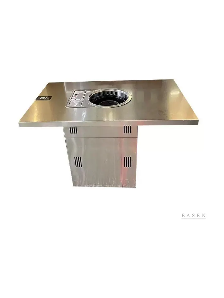 Stainless Vented Hotpot Table — Restaurant Table