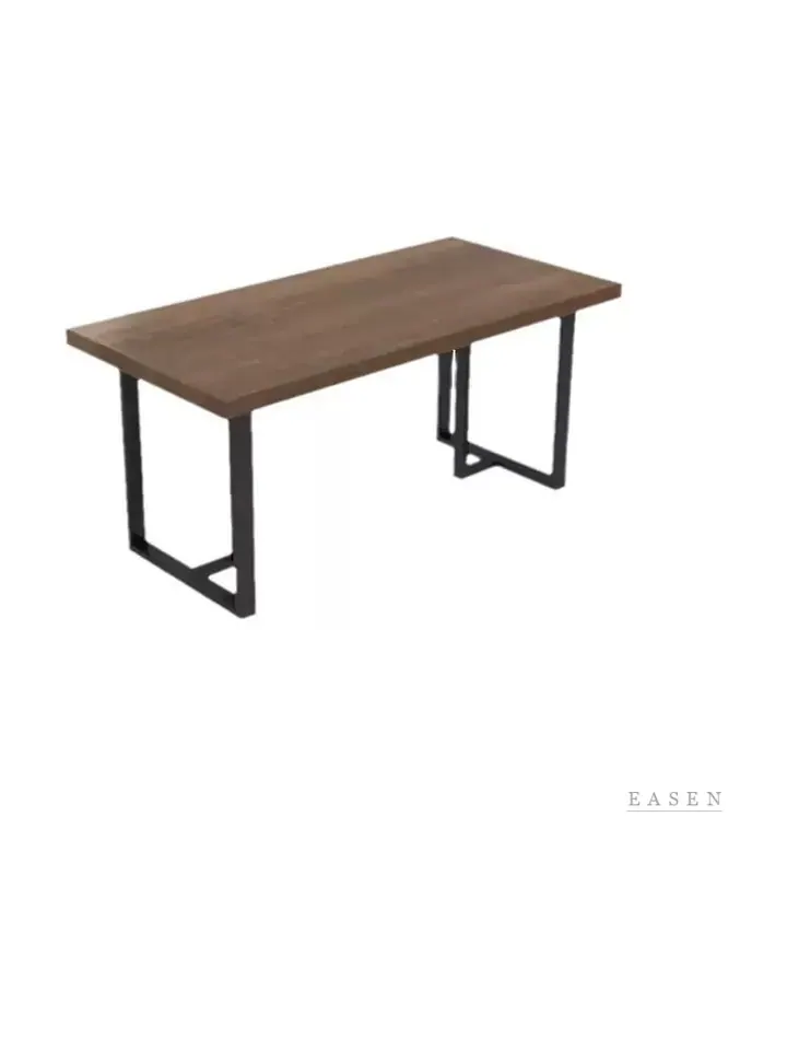 Double-Frame Wood-Grain Table — Restaurant Table