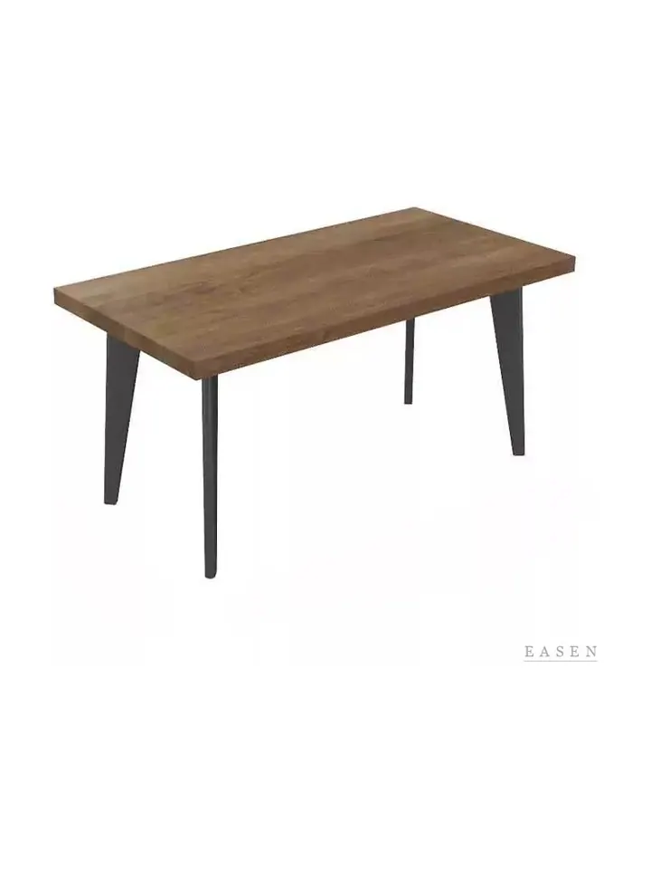 Blade-Leg Wood Dining Table — Restaurant Table