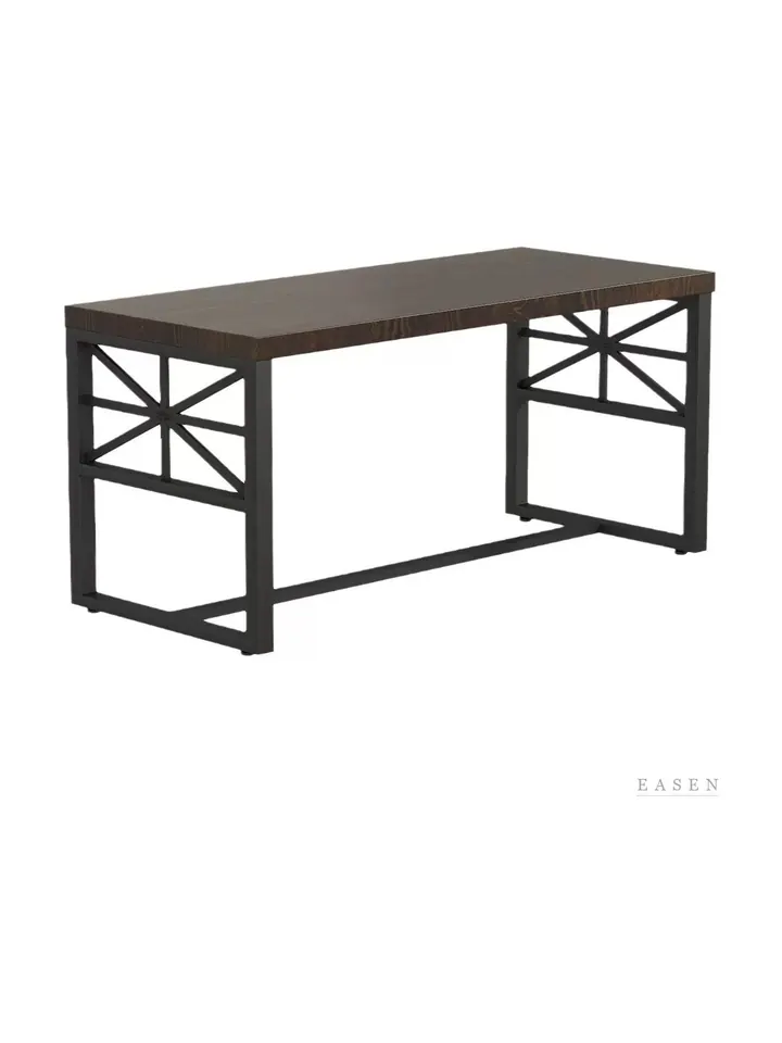 Lattice-Leg Steel Dining Table — Restaurant Table