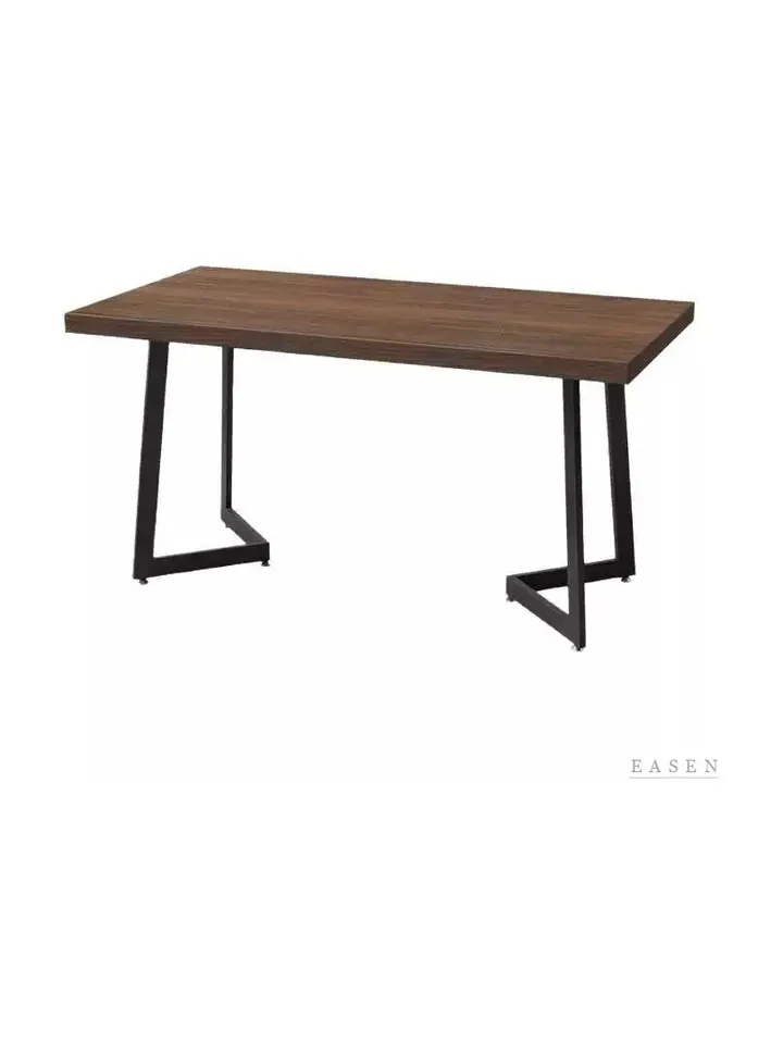 Slanted-Frame Walnut Table — Restaurant Table