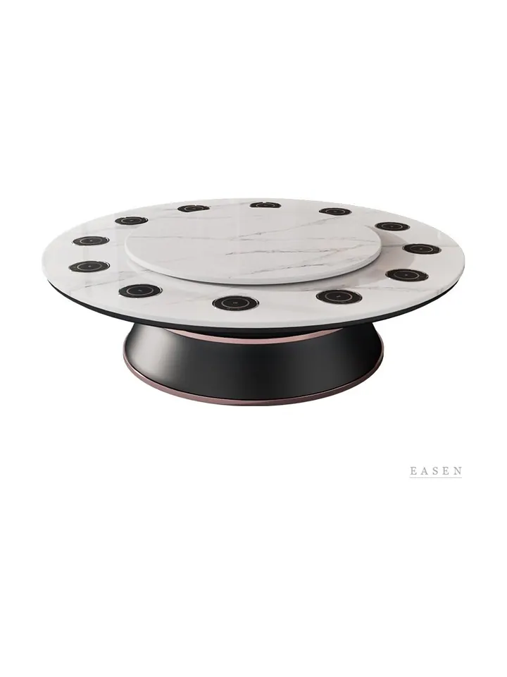 Twelve-Burner Flared Hotpot Table — Restaurant Table