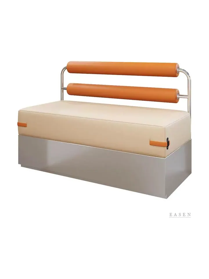 Cream Bolster-Rail Booth — 4