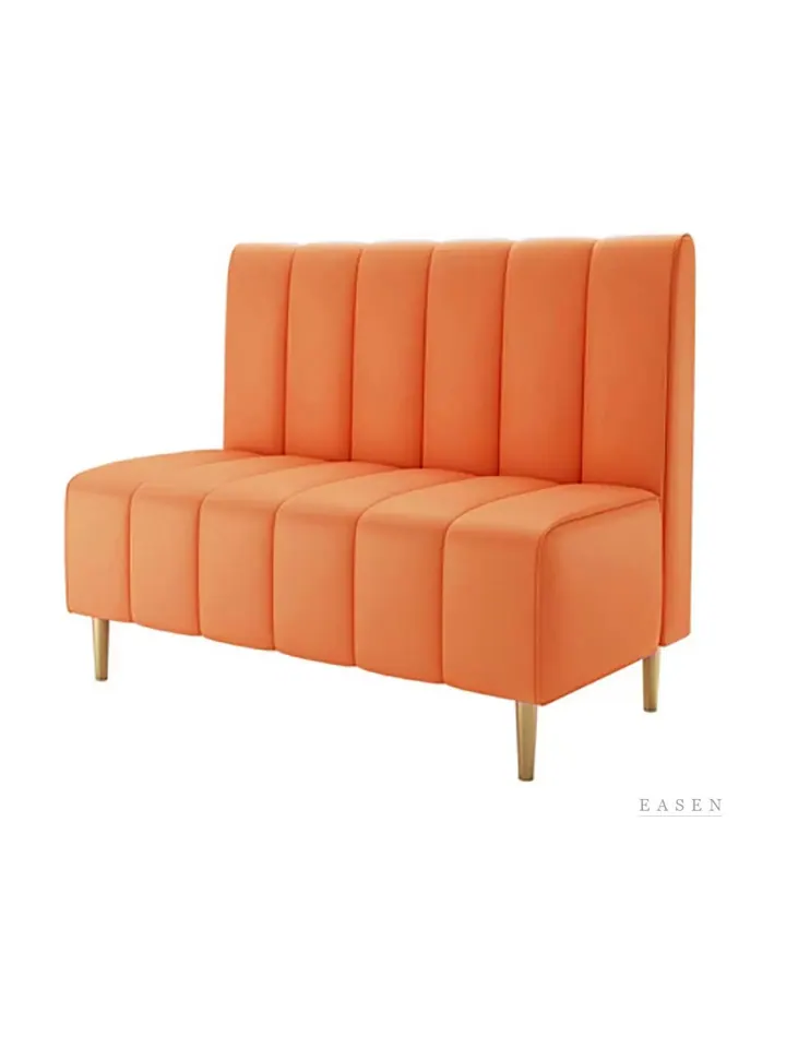 Multicolor Channel-Tufted Booth — Restaurant Booth seating