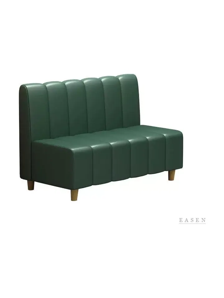 Multicolor Channel-Tufted Booth — 3