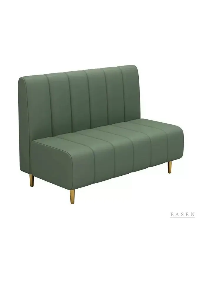 Multicolor Channel-Tufted Booth — 4
