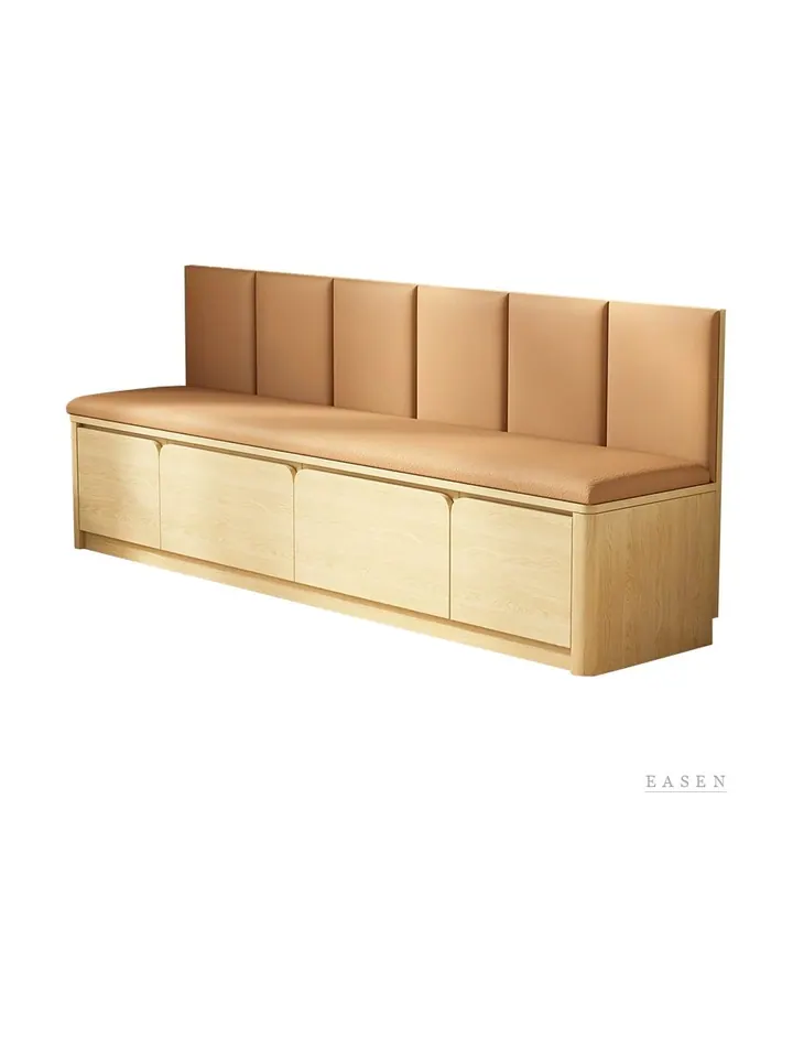 Cabinet-Door Storage Booth — Restaurant Booth seating