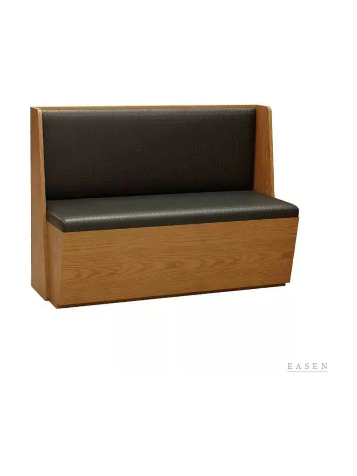 Storage-Base Leather Booth — 3