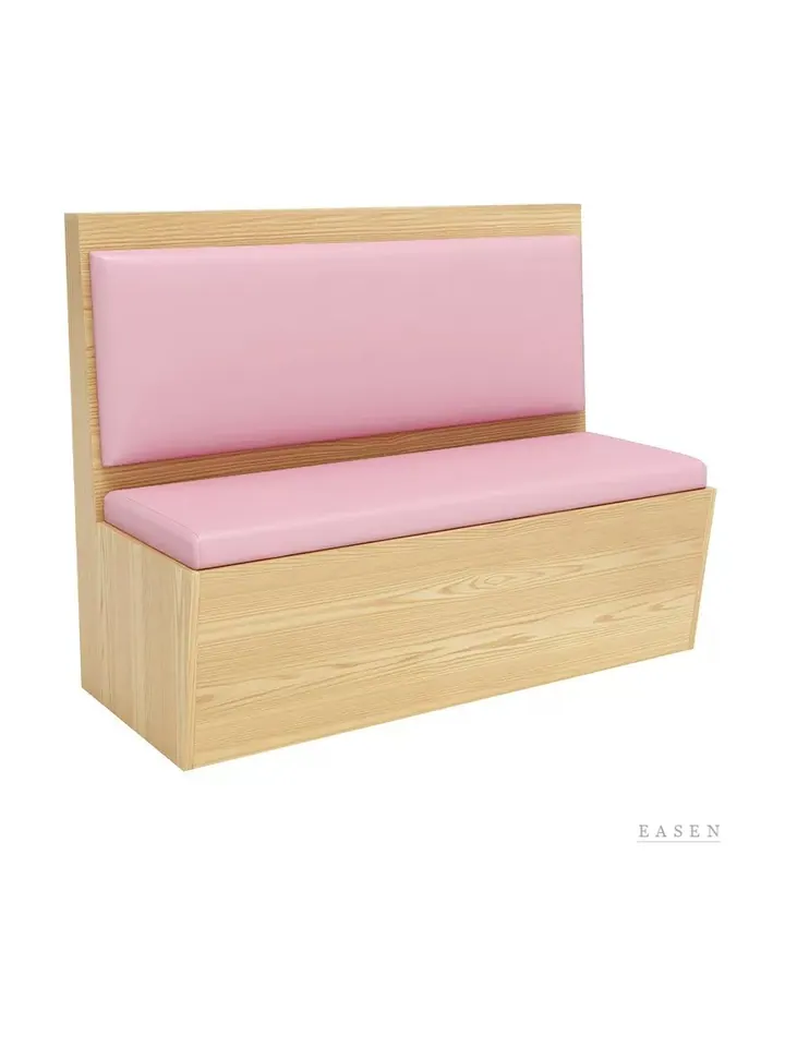 Storage-Base Leather Booth — 4