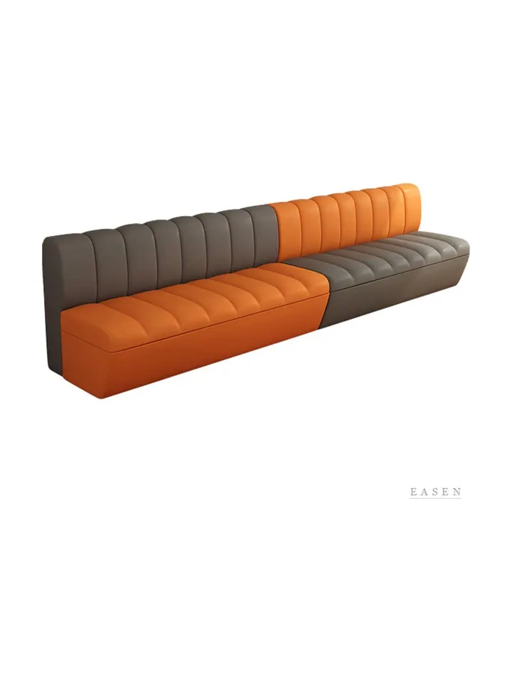 Two-Tone Channel Long Bench — Restaurant Chair