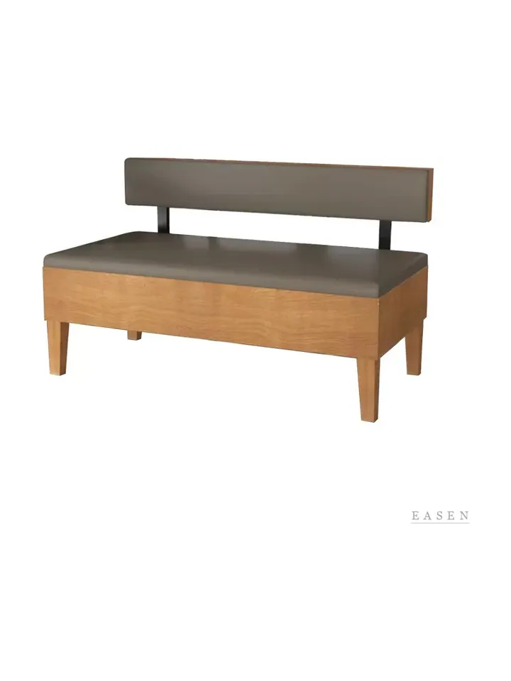 Slab-Back Wood-Box Booth — 3
